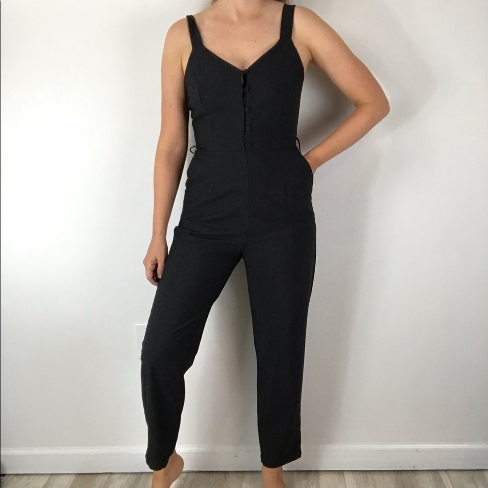 FAB’RIK Black Sleeveless Jumpsuit Romper S